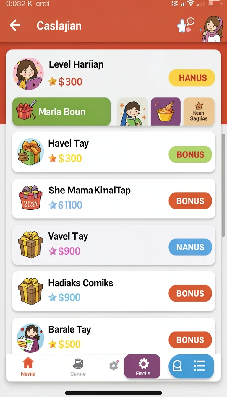 Cuplikan layar menu unduhan toto987 untuk perangkat Android